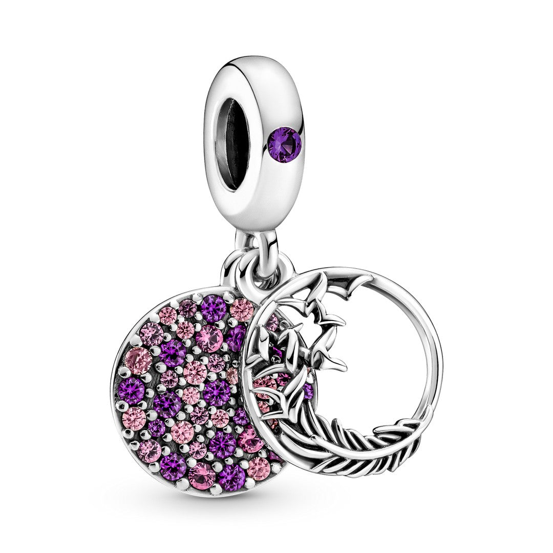 Pendente Donna Pandora Piuma Pavè - 799561C01 - Gioielleria De Patto