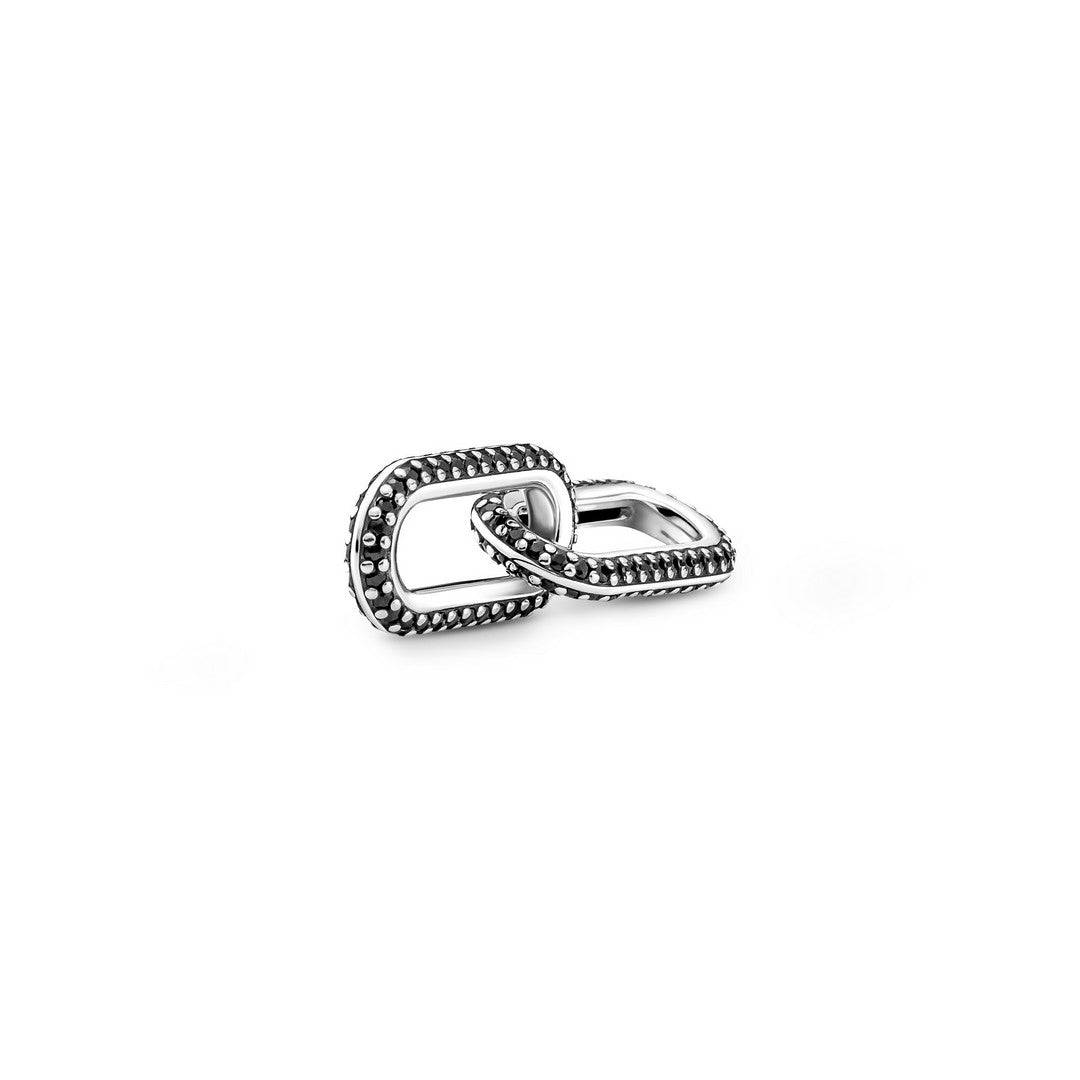 Doppio Link Donna Pietre Luminose Nere Pandora ME - 799660C03 - Gioielleria De Patto