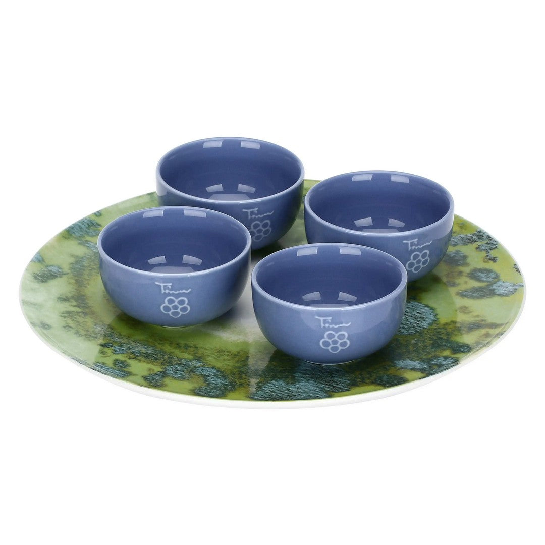 Thun Set 4 ciotoline con vassoio, Oasi - T11629448P00