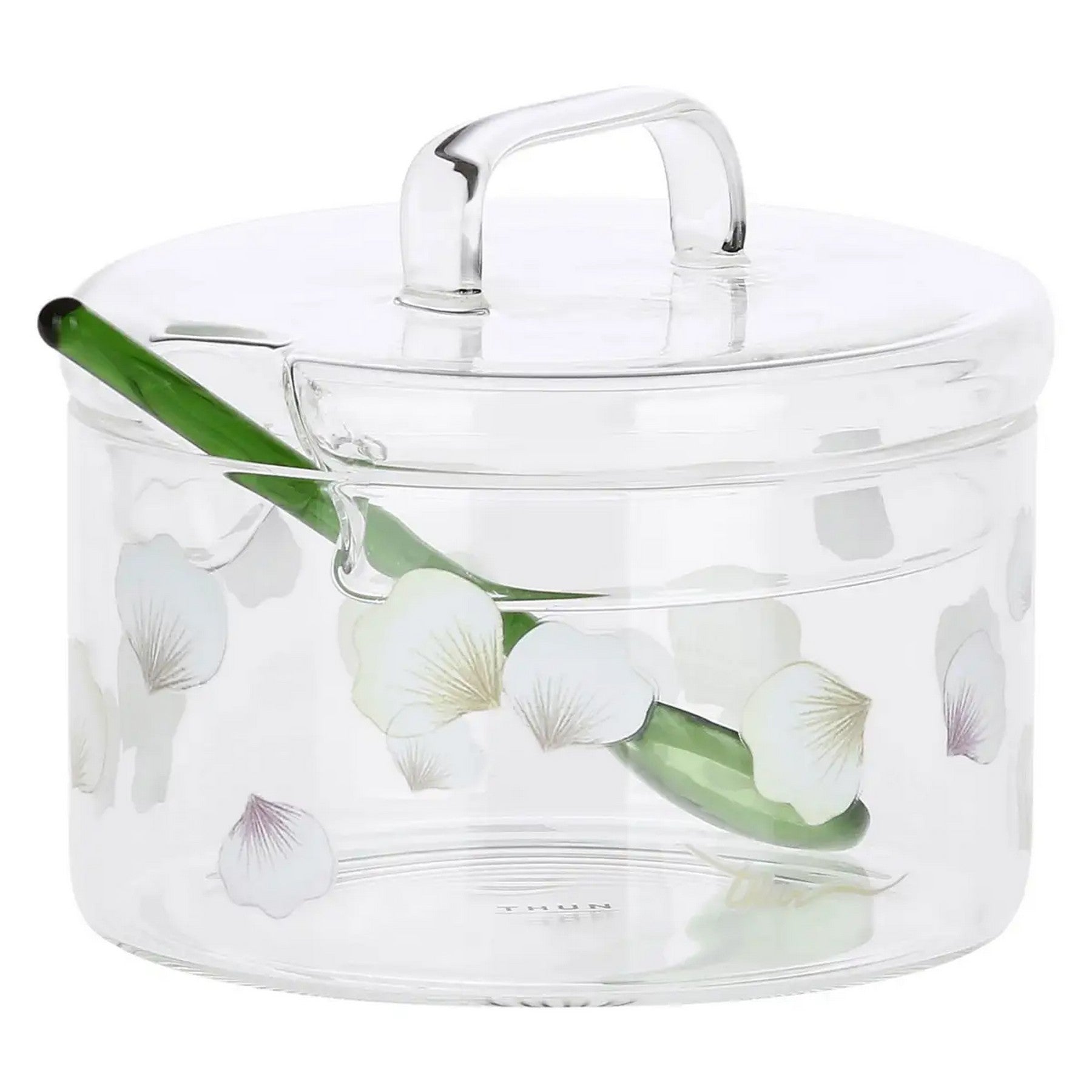 Thun Formaggiera con cucchiaino in vetro Bloom - T11546406P00