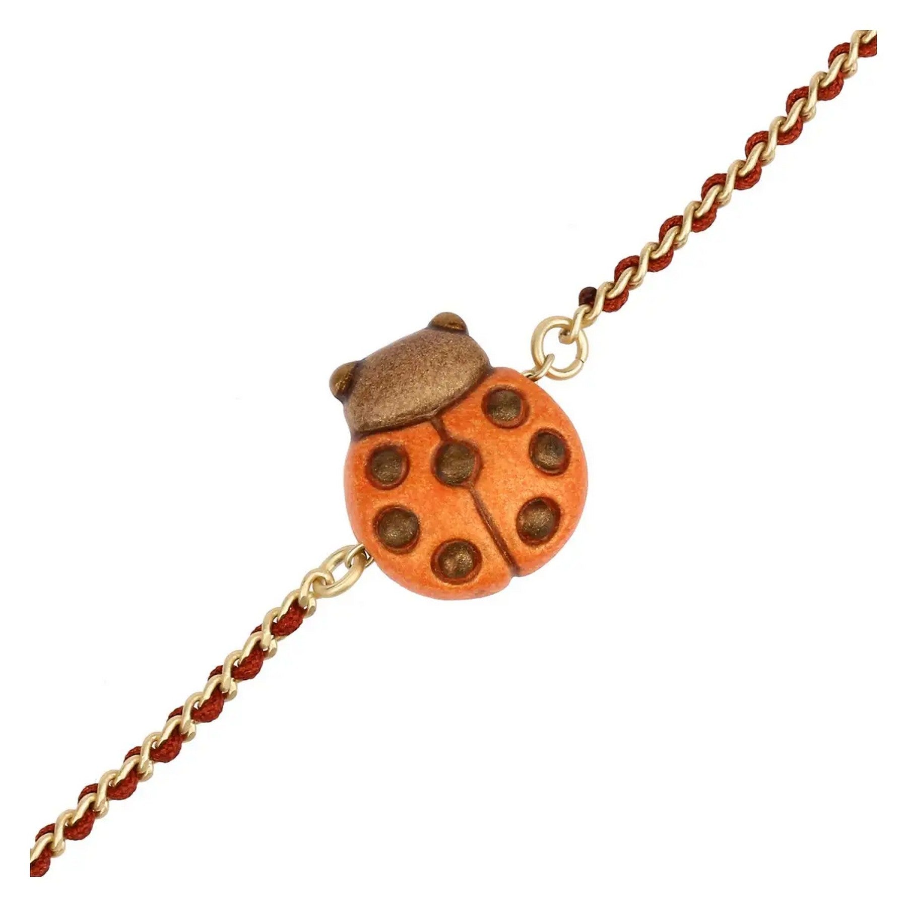 Thun Bracciale catena e tessuto con coccinella - T11763216P00