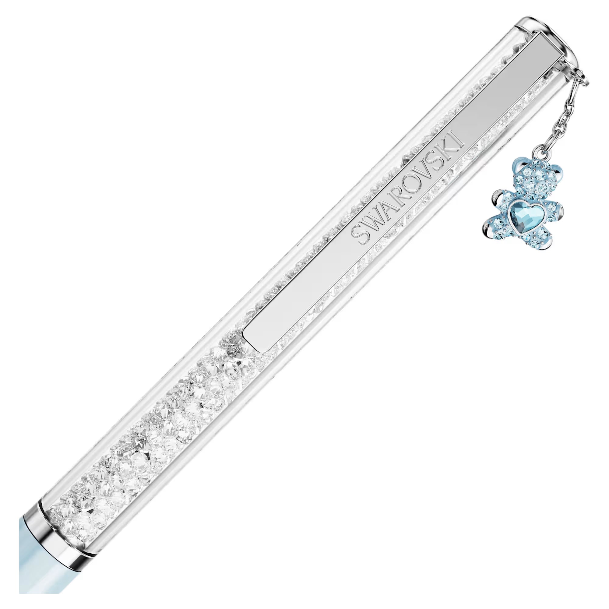 Swarovski Penna a sfera Crystalline Orsetto, Blu, Laccato blu, cromato - 5732980