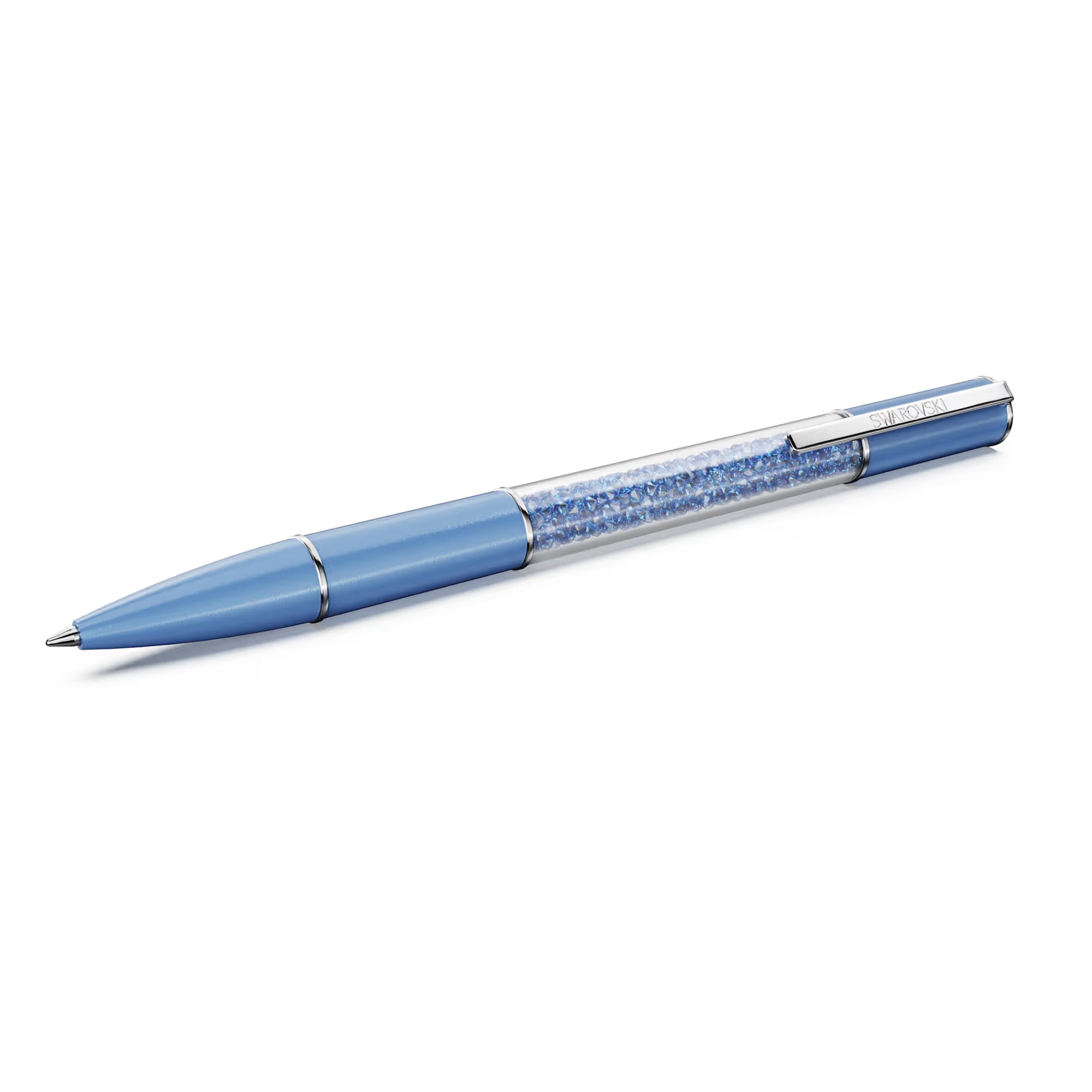 Swarovski Penna a sfera Crystalline Cristalli ReCreated™, Blu, Laccato blu, cromato - 5732972