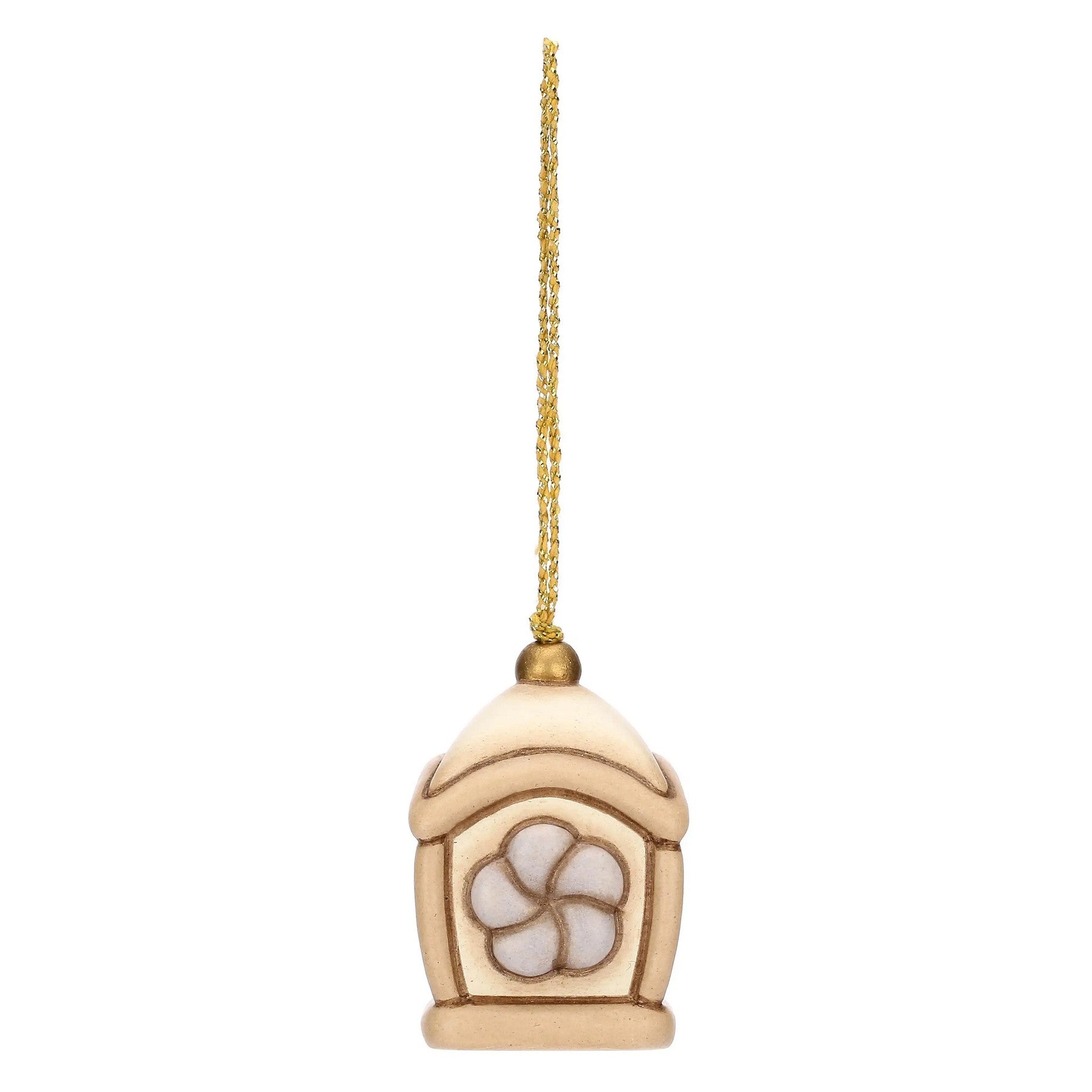 Thun Lanterna con fiore in ceramica - T11352338H90B