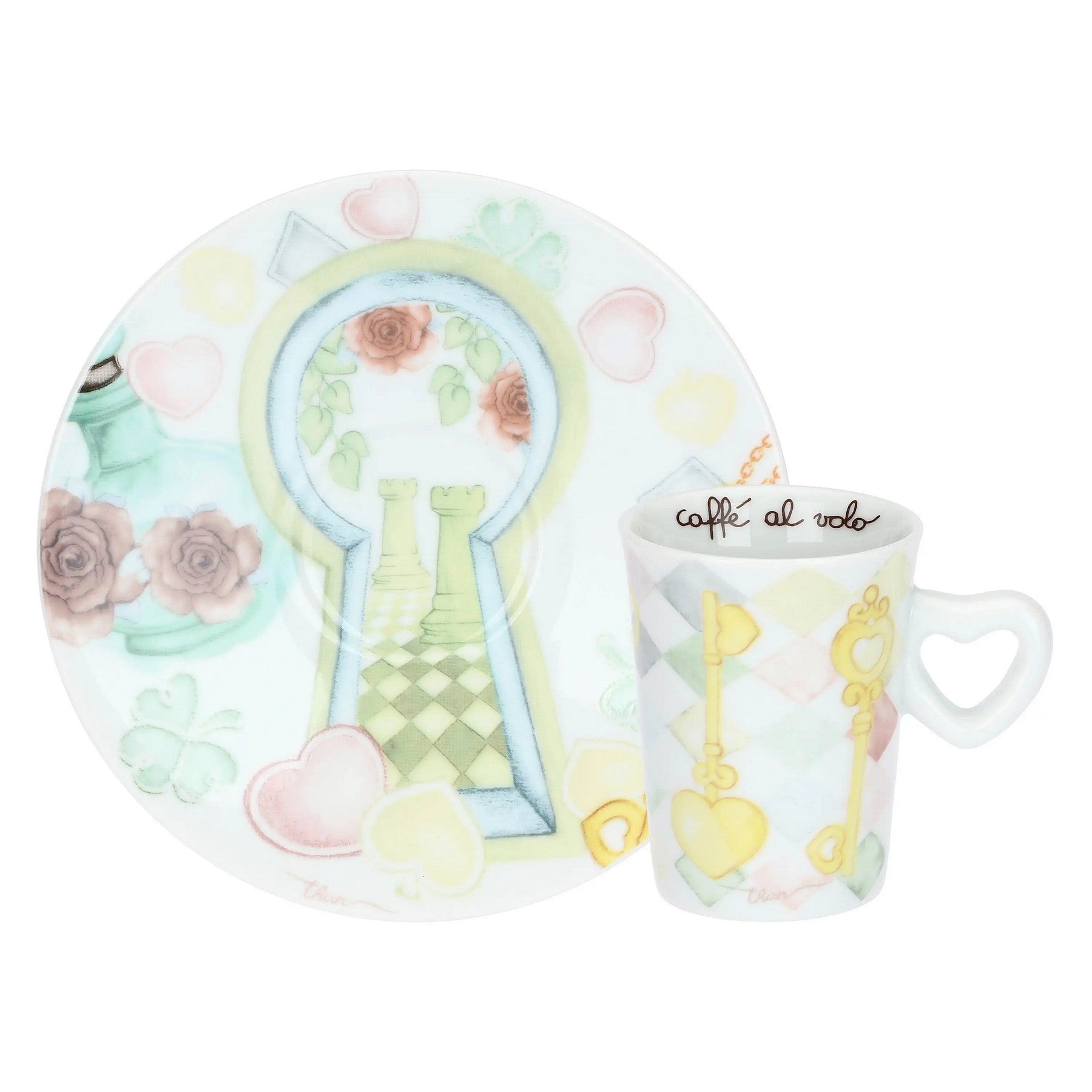 Thun Set 6 tazzine espresso in porcellana Incanto di Primavera - T11512653P00
