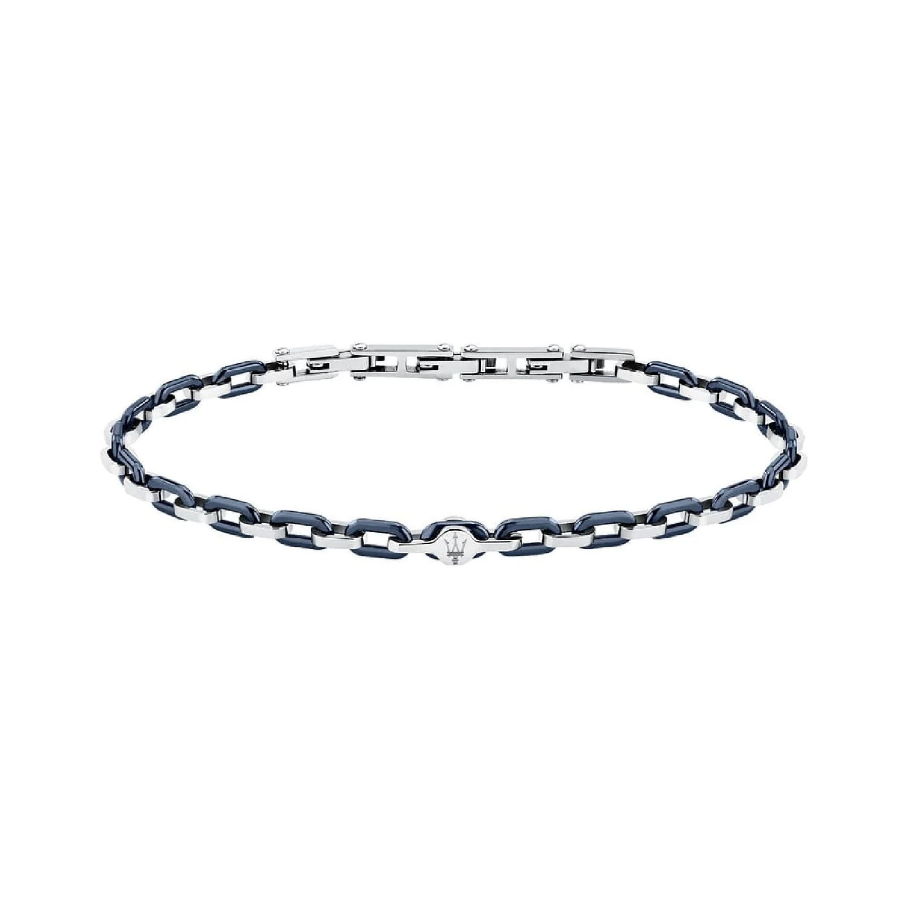 Bracciale Uomo Maserati Ceramic catena Blu - JM226ATZ78