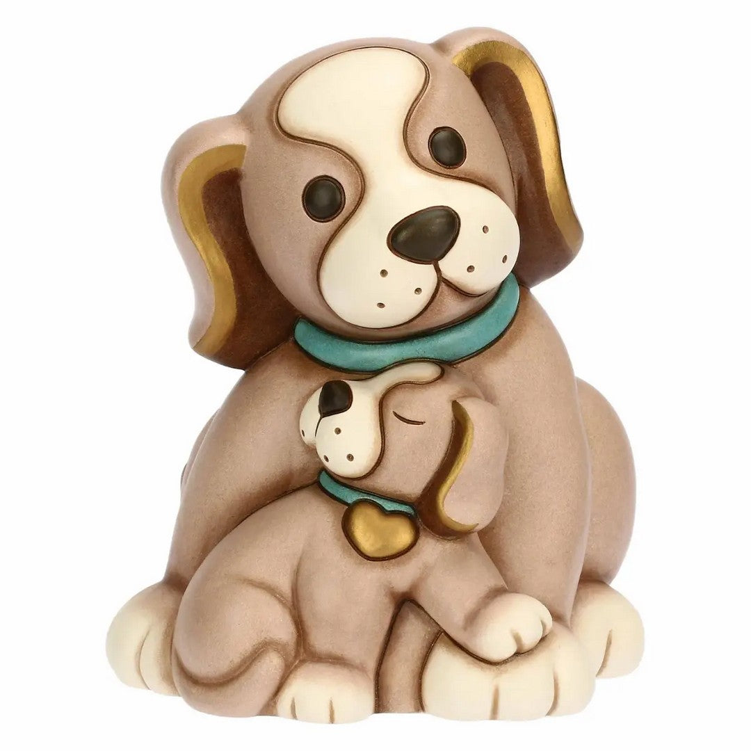 Thun Coppia cani Todo papà e cucciolo in ceramica - T10030277H90