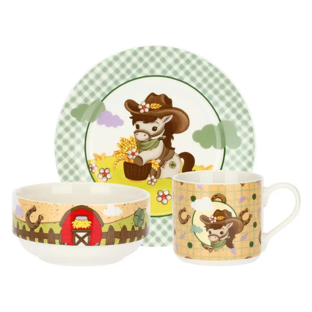 Thun Set 3 pezzi porcellana da tavola Dolce Fattoria - T11752495P00