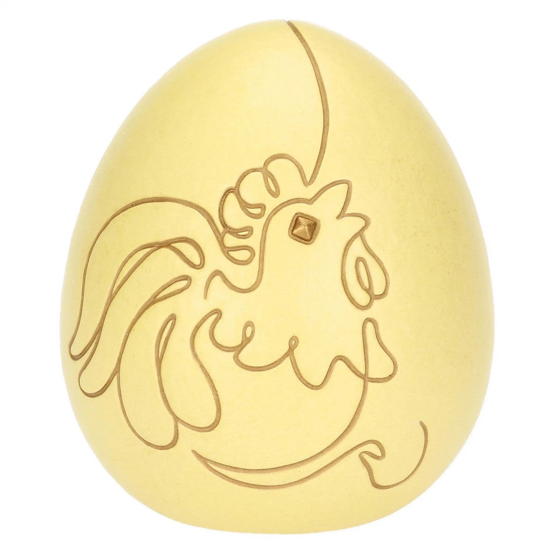 Thun Uovo decorativo in ceramica Incanto di Pasqua, giallo - T11547338H90