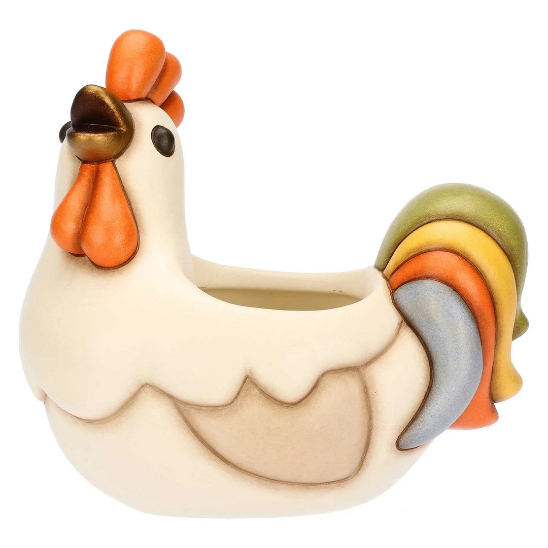 Thun Cachepot/centrotavola gallo in ceramica Incanto di Pasqua - T11439242H90