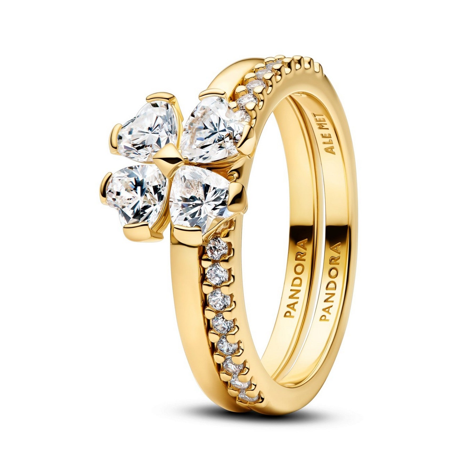 Pandora Moments Anello Donna Quadrifoglio Luminoso Divisibile - 164507C01