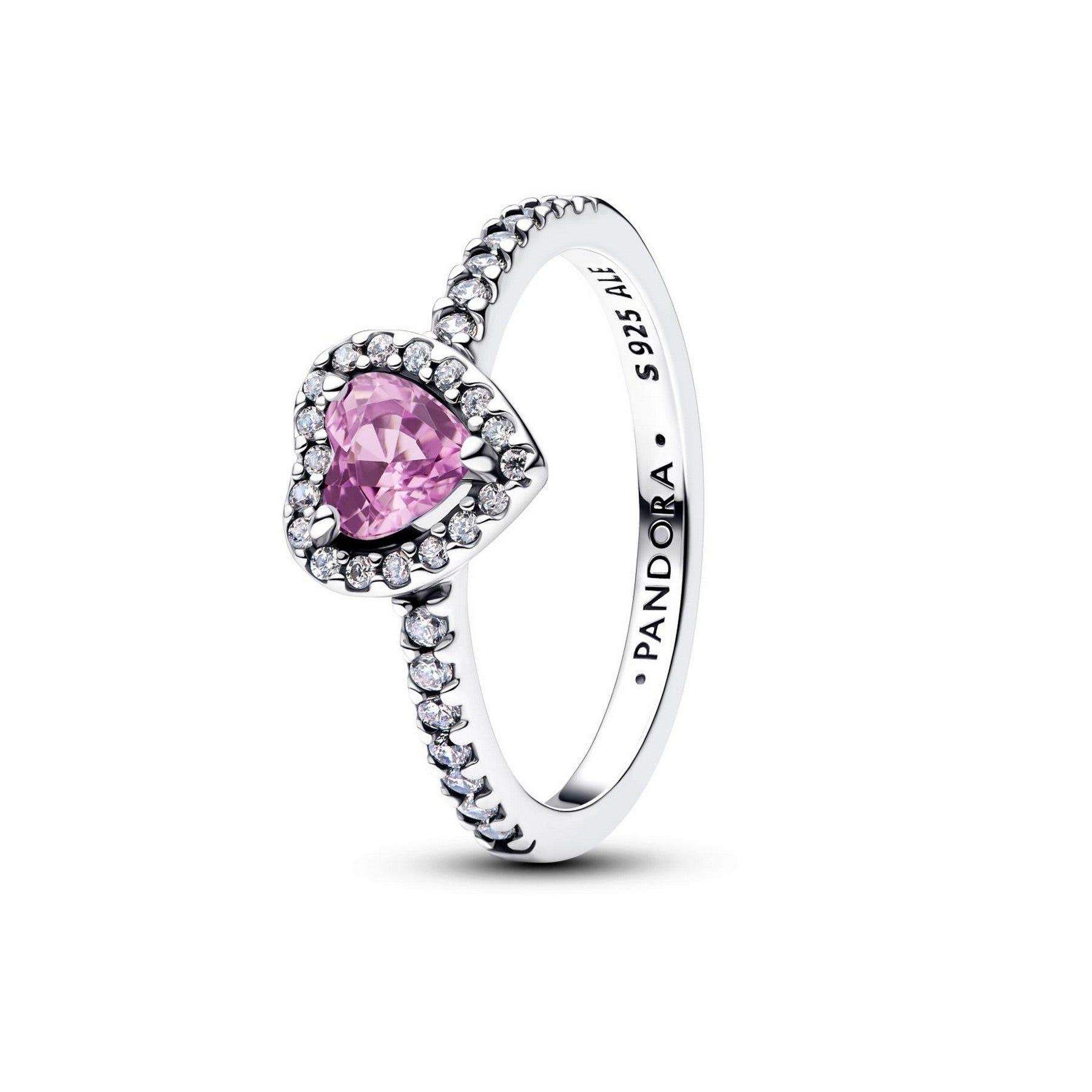 Pandora Moments Anello Donna Cuore in Rilievo Viola - 198421C12