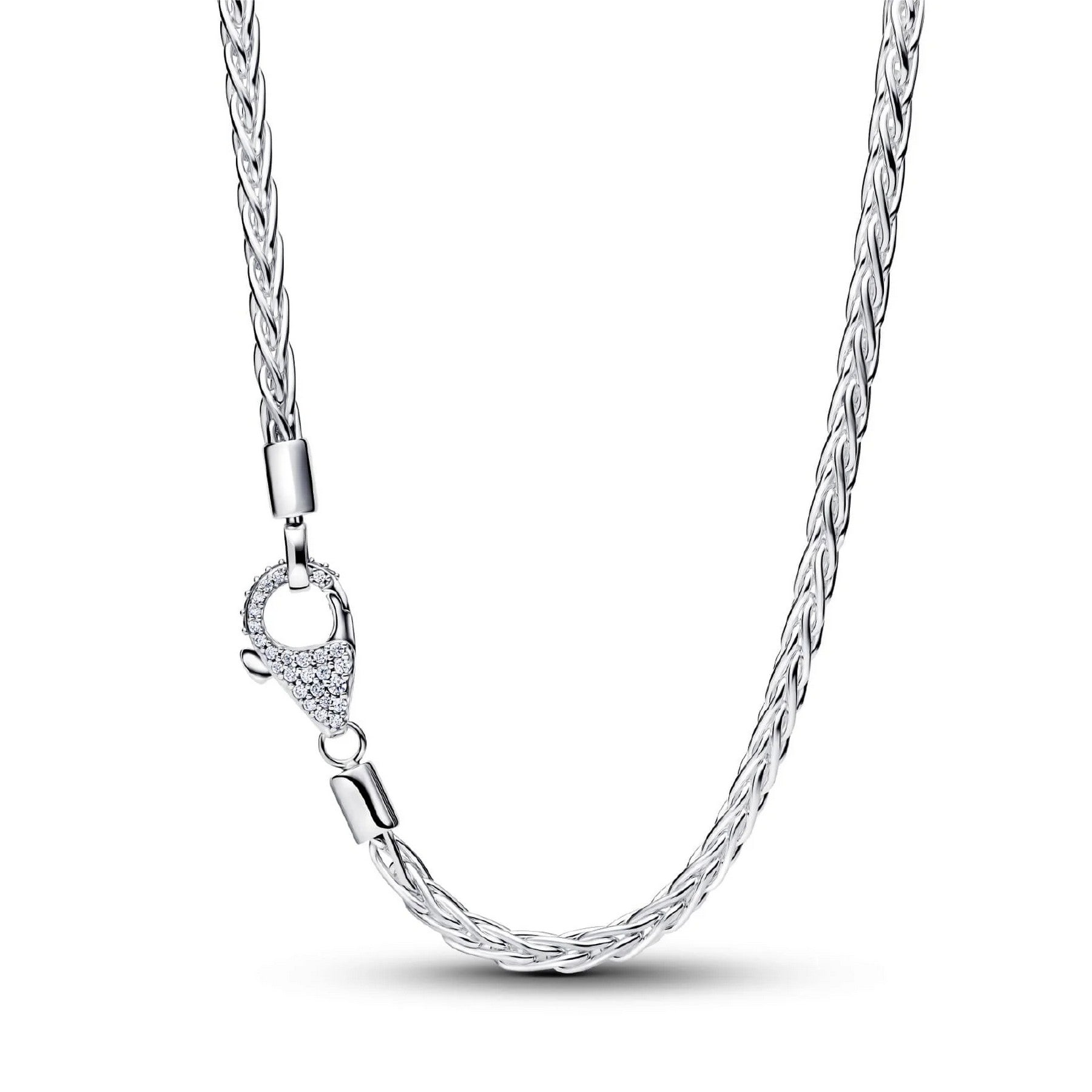 Pandora Moments Collana Donna Collana Maglia Coda di Volpe con Chiusura Pavè - 394463C01
