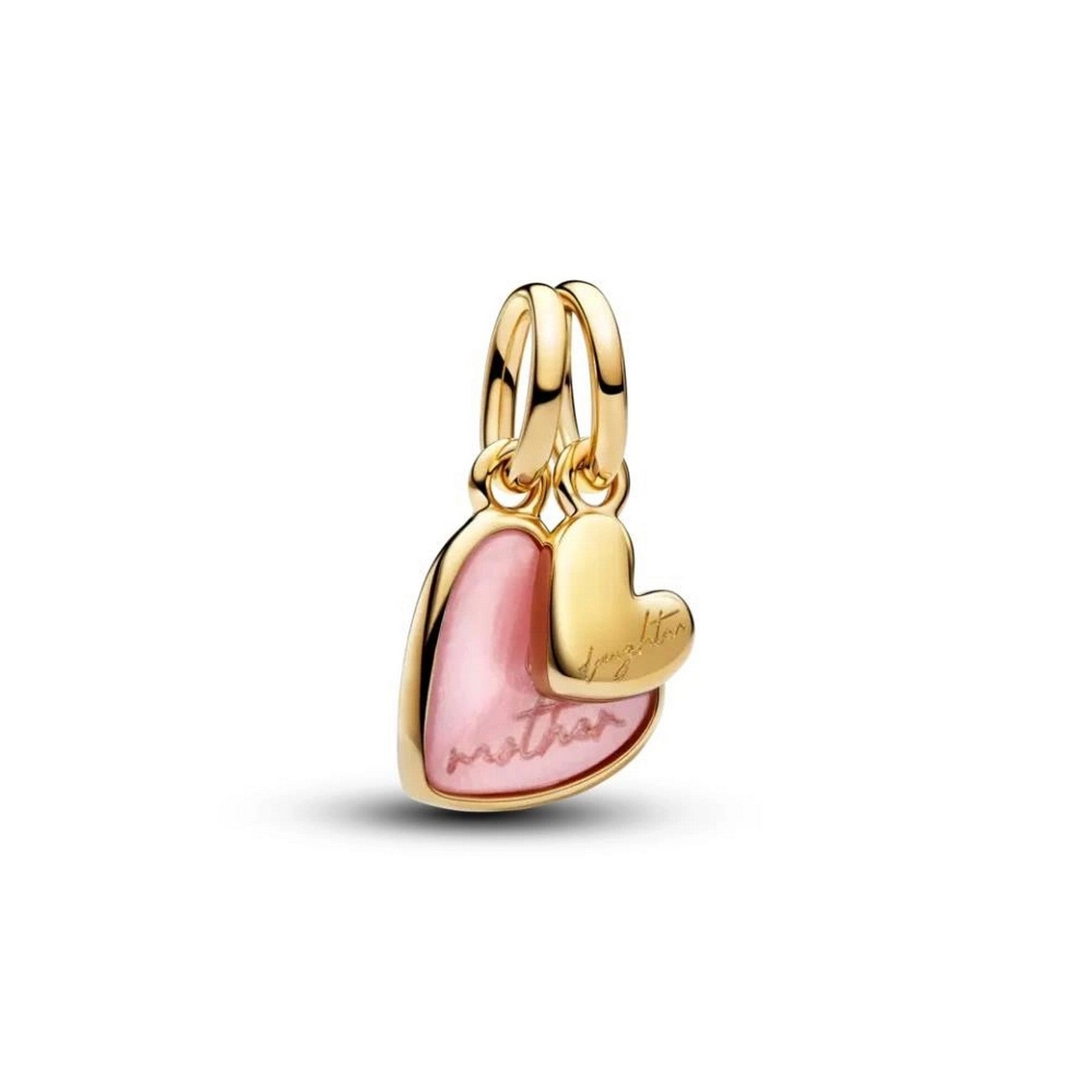 Pandora Moments Charm Donna Pendente Unione di Cuori Mamma e Figlia divisibile<br /> - 763766C01