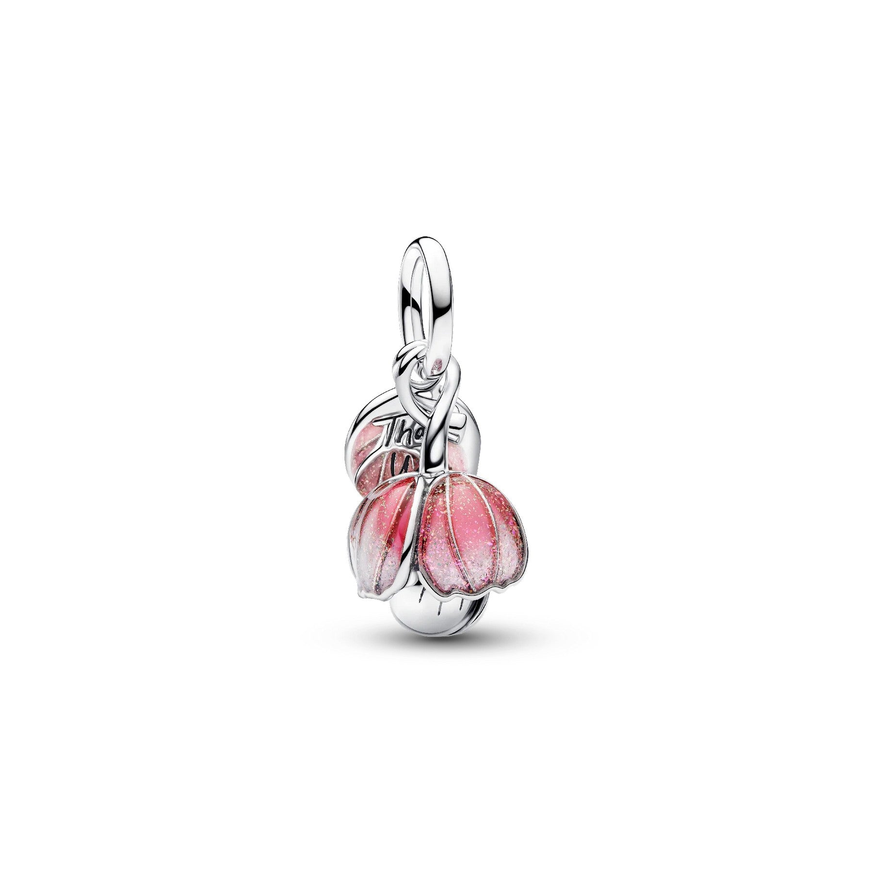 Pandora Moments Charm Donna Pendente Fiore "Thank you" - 764453C01