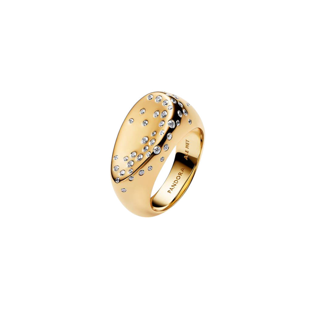 PANDORA Anello Sigillo Grande con Pietre Luminose - 164671C01