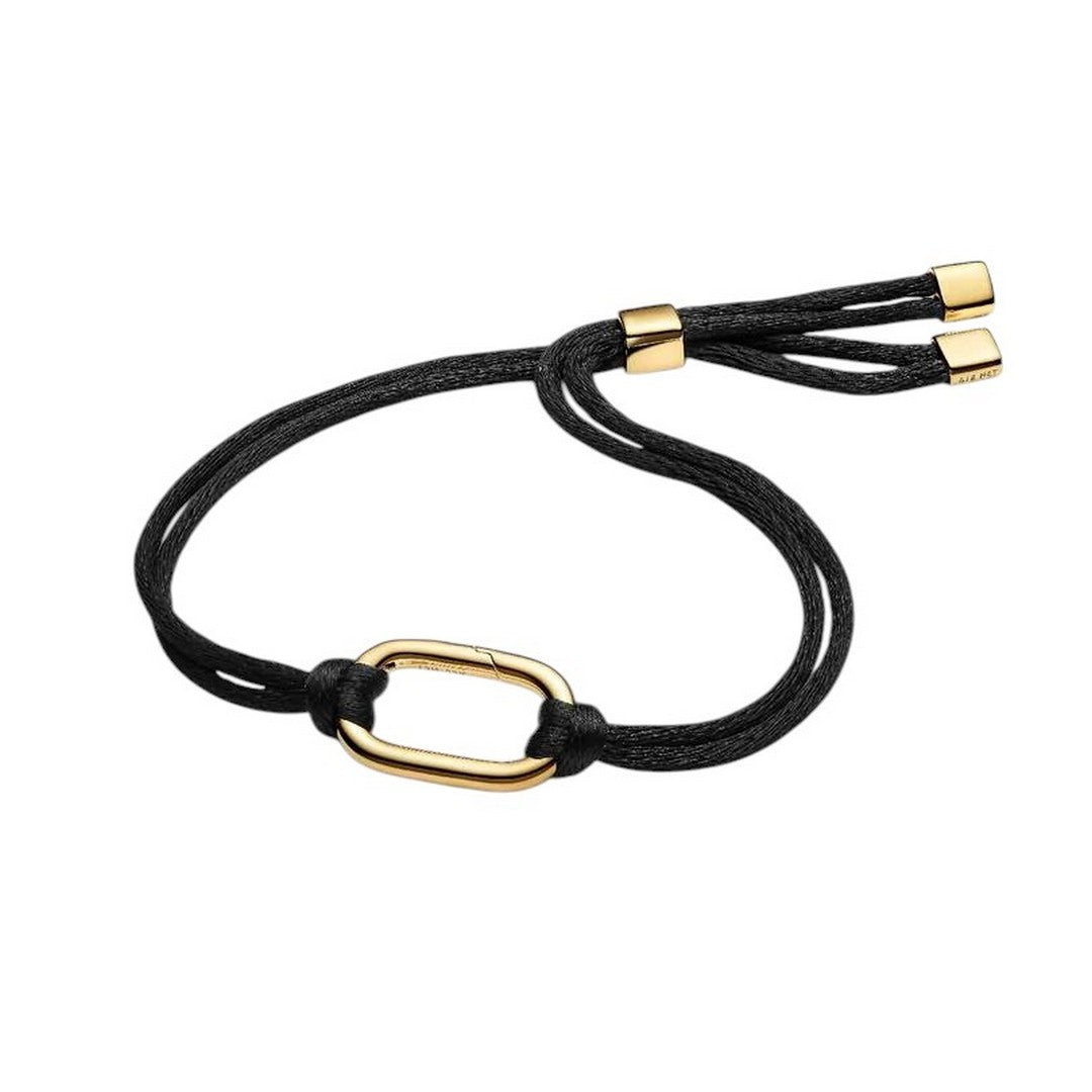 PANDORA Bracciale Regolabile Cordino Nero con Link Apribile Pandora ME - 564680C01