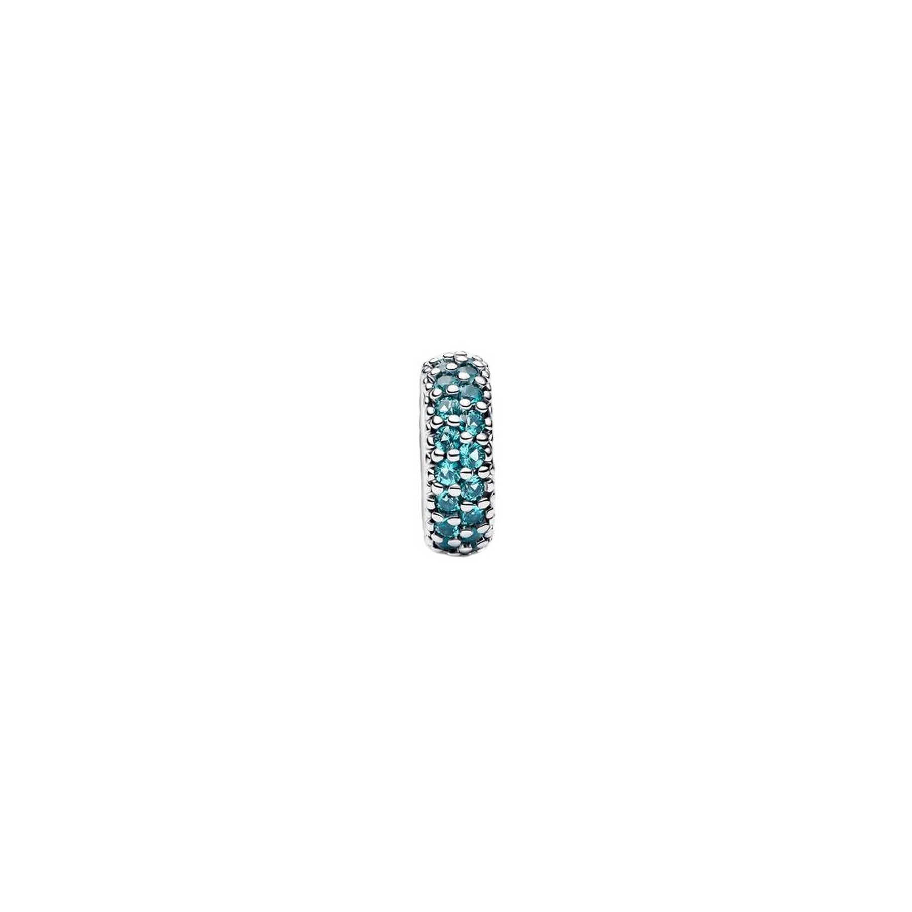 PANDORA Charms Distanziatore Pietre Verde Acqua - 791359C01