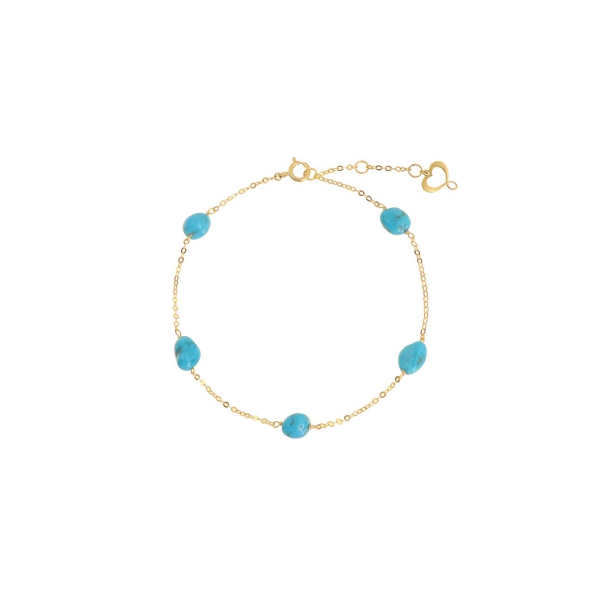 Bracciale Donna Maman et Sophie 18k Turchese - brptatu4
