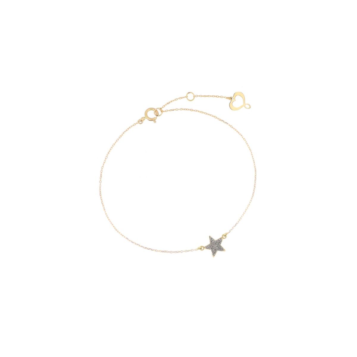 Bracciale Donna Maman et Sophie 18KT Stella Polvere Cromo - brsso3psk