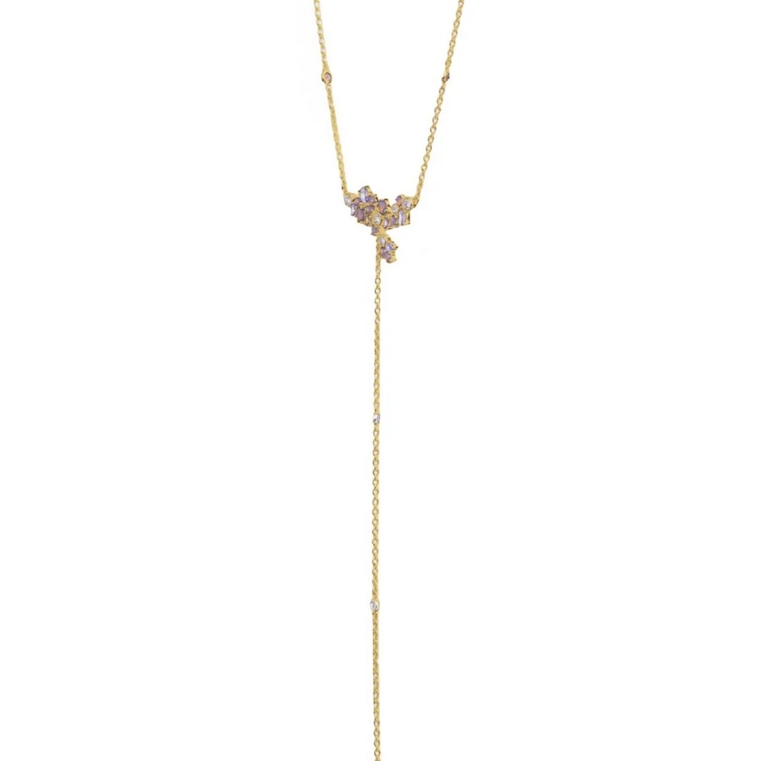 Amabile Collana Donna Lavanda - 2-CL-LAV-Q-15-P