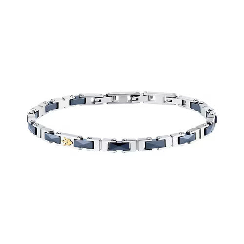 Bracciale Uomo Maserati Ceramic Blu - jm226atz82