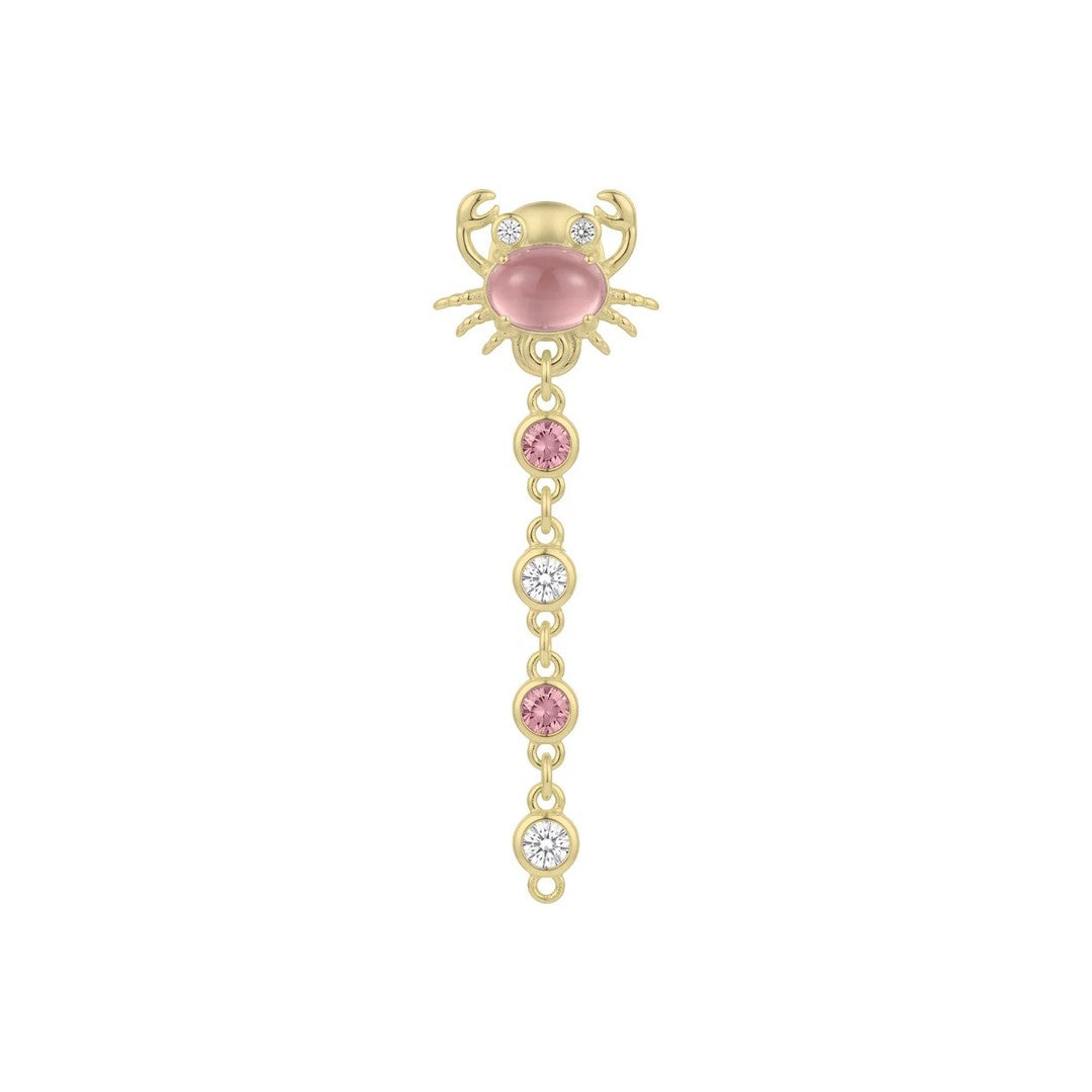 Amabile Orecchino Bond Crabby placcato Oro - 1-bd-cra-c-29-p