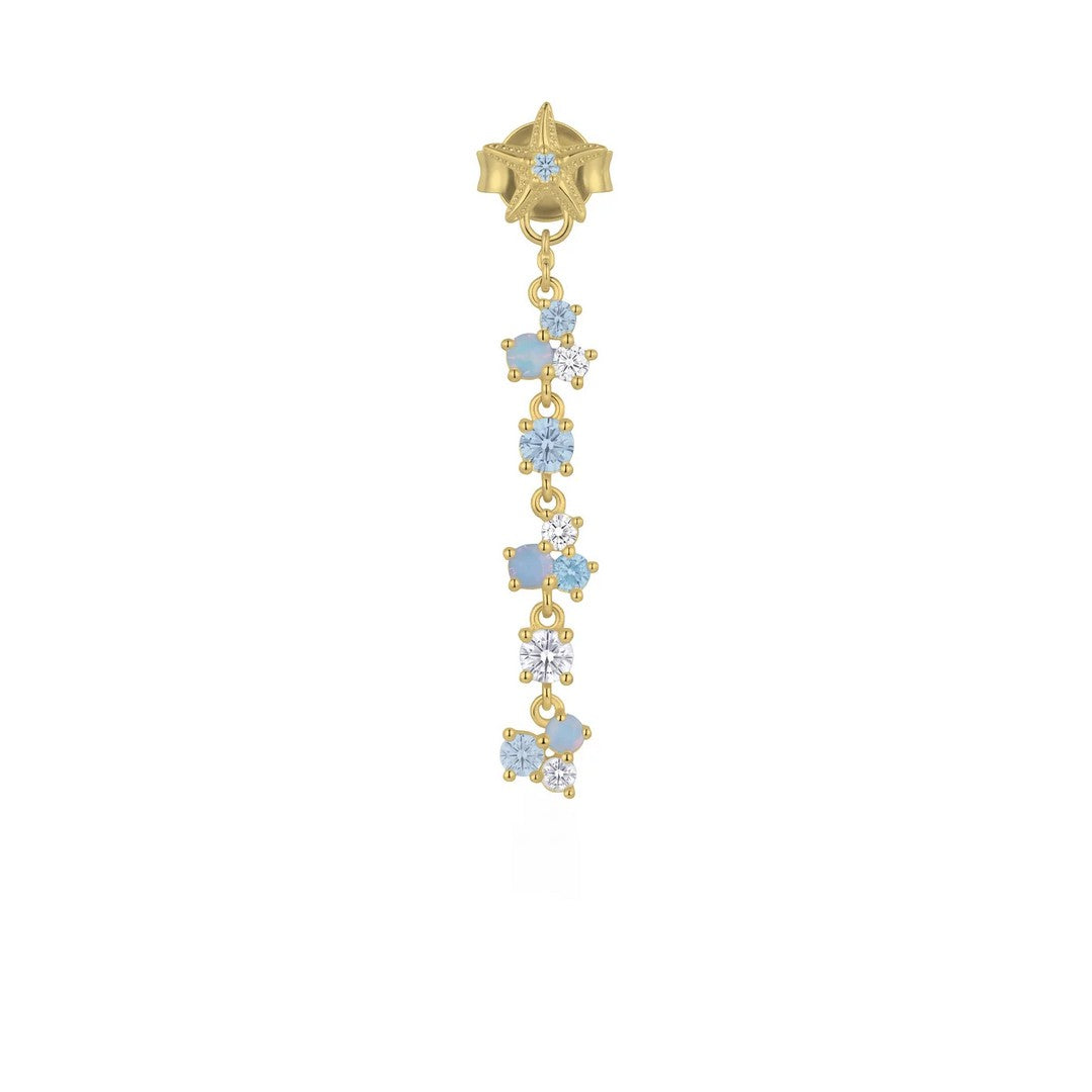 Amabile Orecchino Donnsa Charmi Starfish Placcato Oro - 1-CH-FIS-C-04-P