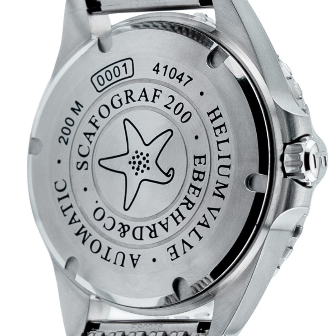 Orologio Uomo Eberhard Scafograf 200 MCMLIX - 41047 CA2C