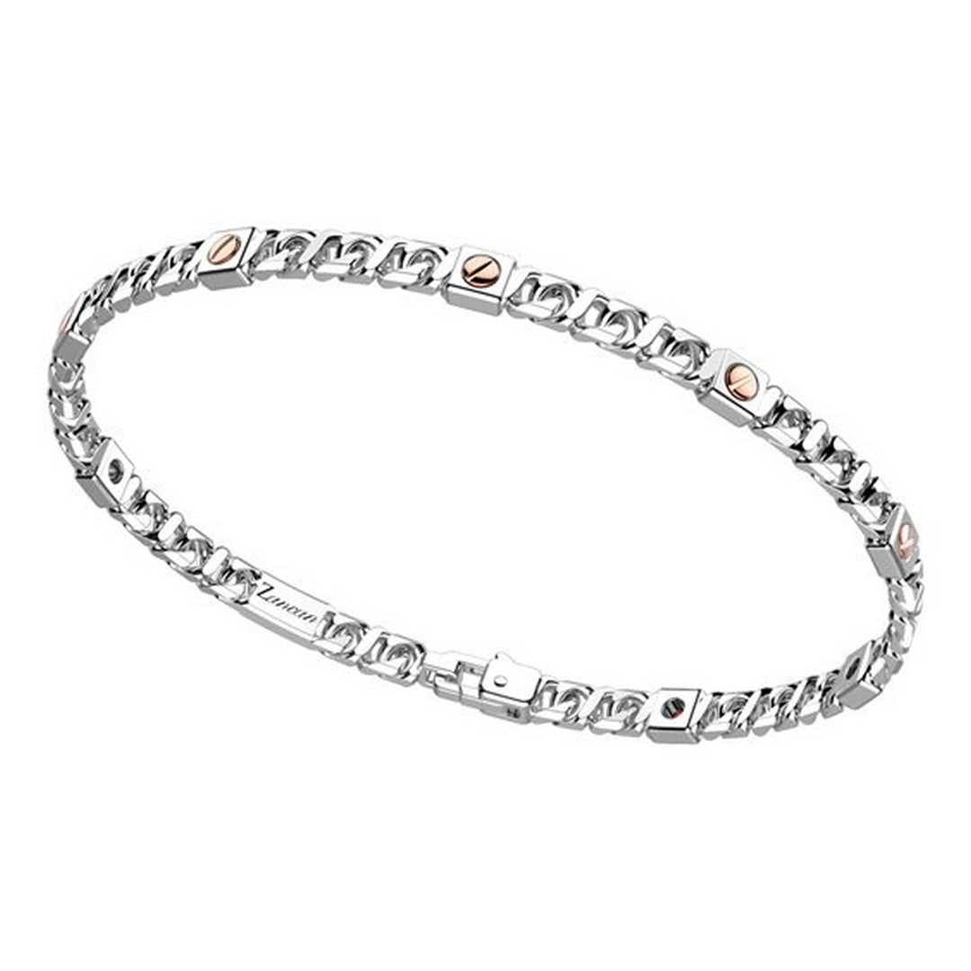 Bracciale Uomo Zancan in Argento eoro rosa - EXB892R