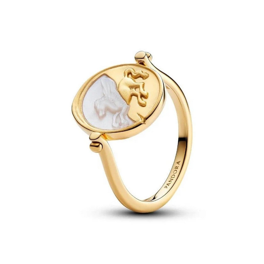 Pandora Anello Anello Medallion Pegaso "Ex Animo" Reversibile - 164812C01