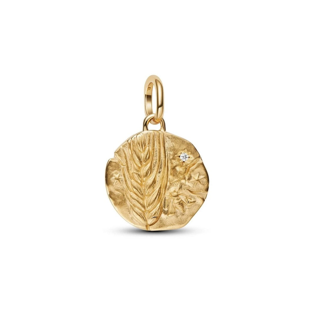 Pandora Charms Charm Medallion Spiga di Grano "Virtus Vera Prosperitas" - 764804C01