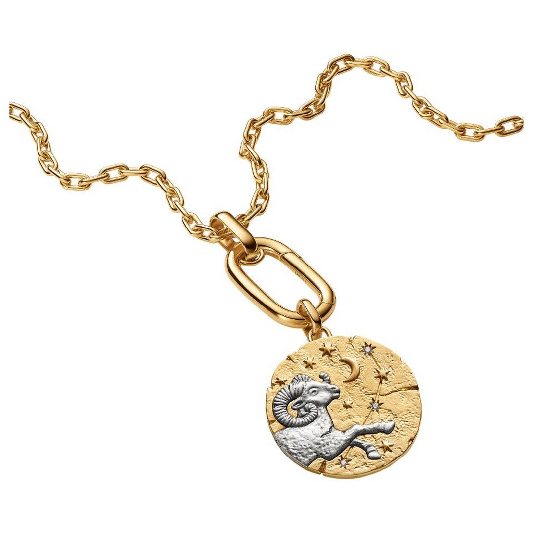 Pandora Charms Charm Medallion XL Ariete "Acta Non Verba" - 764997C01