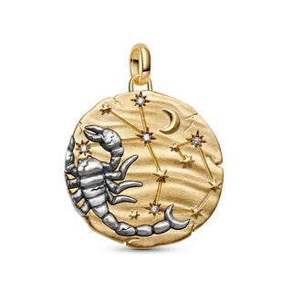 Pandora Charms Charm Medallion XL Scorpione "Noli Timere" - 765003C01
