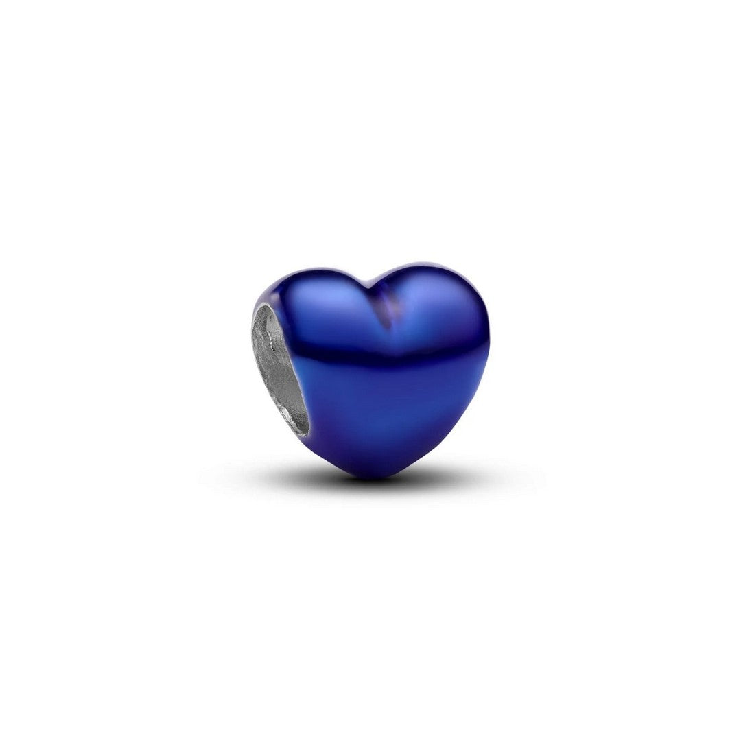 Pandora Charms Mini Charm Cuore effetto metallico blu - 794785C02