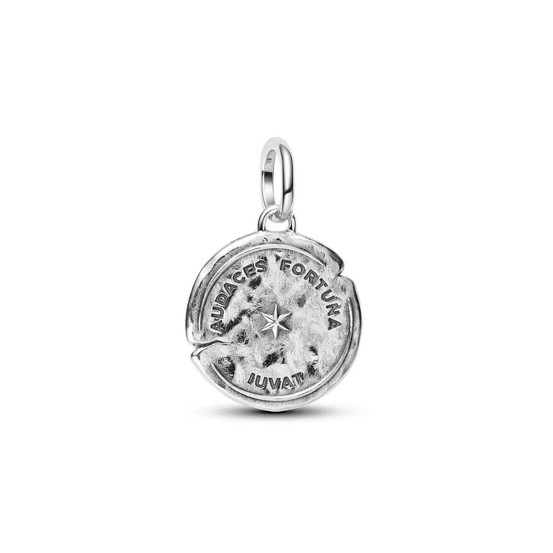 Pandora Charms Charm Medallion Delfino "Audaces Fortuna Iuvat" - 794807C01