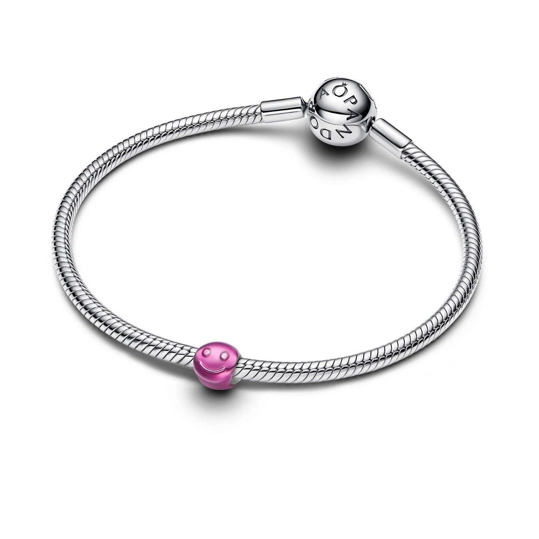 Pandora Charms Mini Charm Smile effetto metallico rosa - 794815C01
