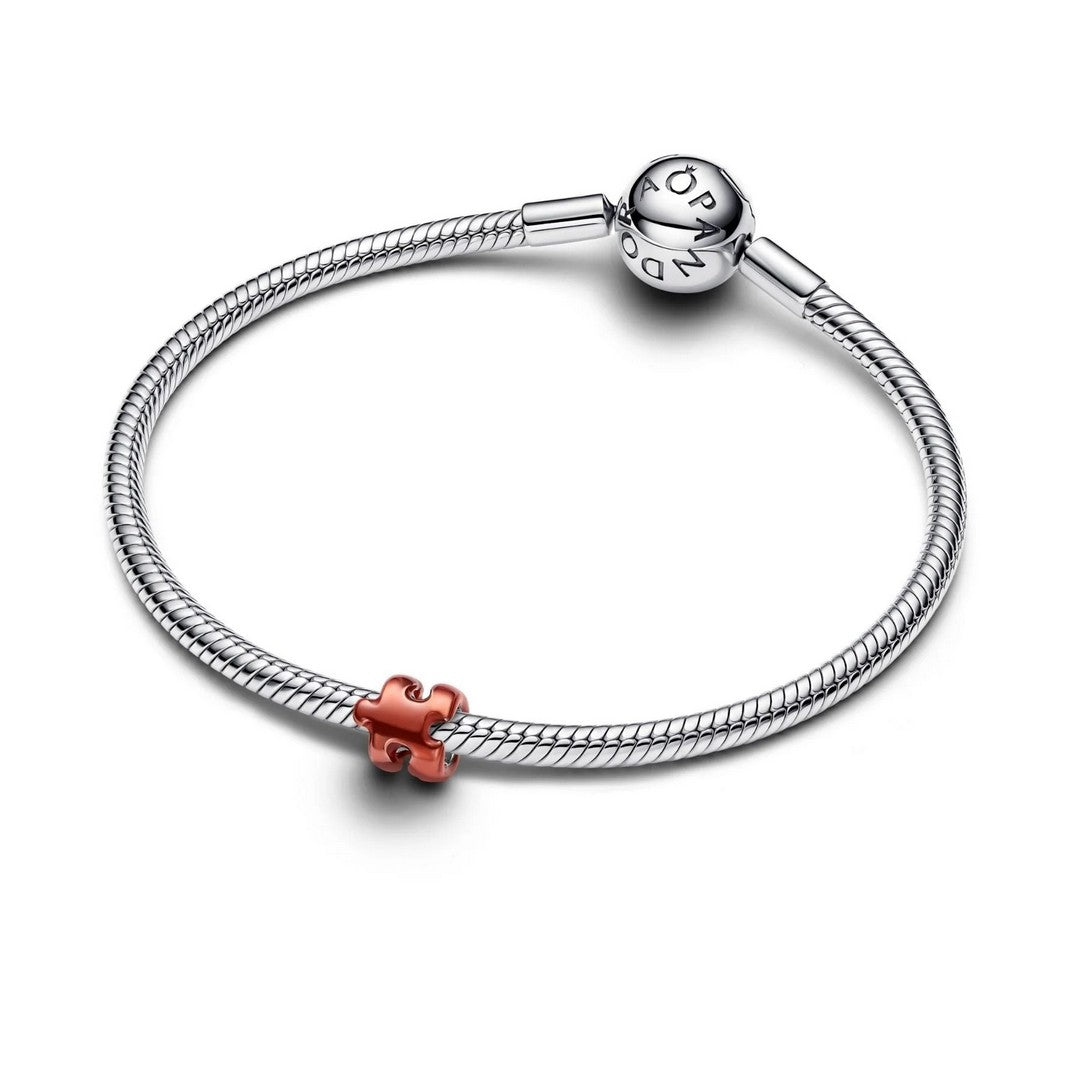 Pandora Charms Mini Charm Puzzle effetto metallico arancione - 794816C01