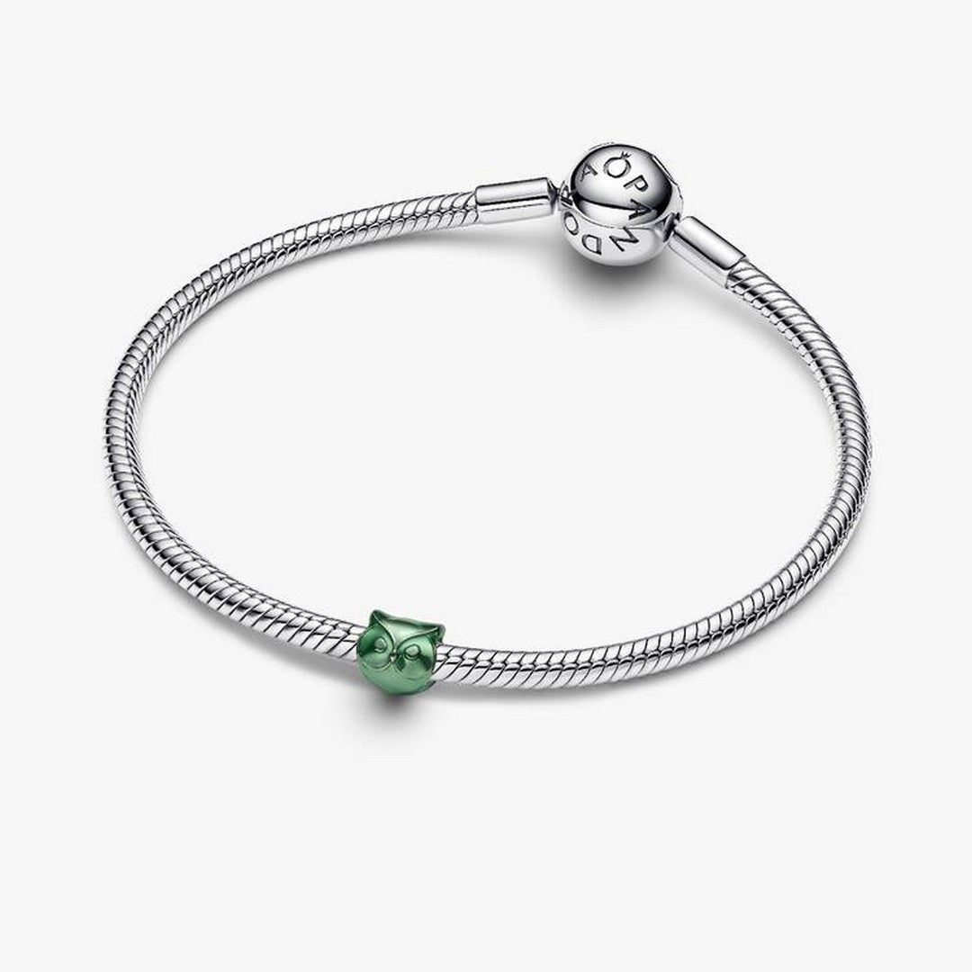 Pandora Charms Mini Charm Gufo effetto metallico verde - 794900C01