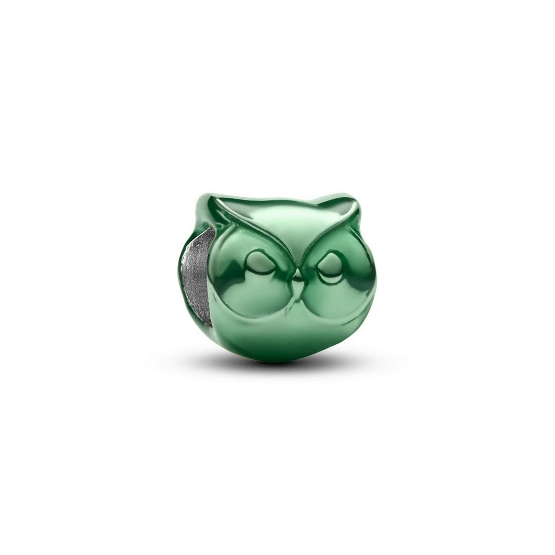Pandora Charms Mini Charm Gufo effetto metallico verde - 794900C01