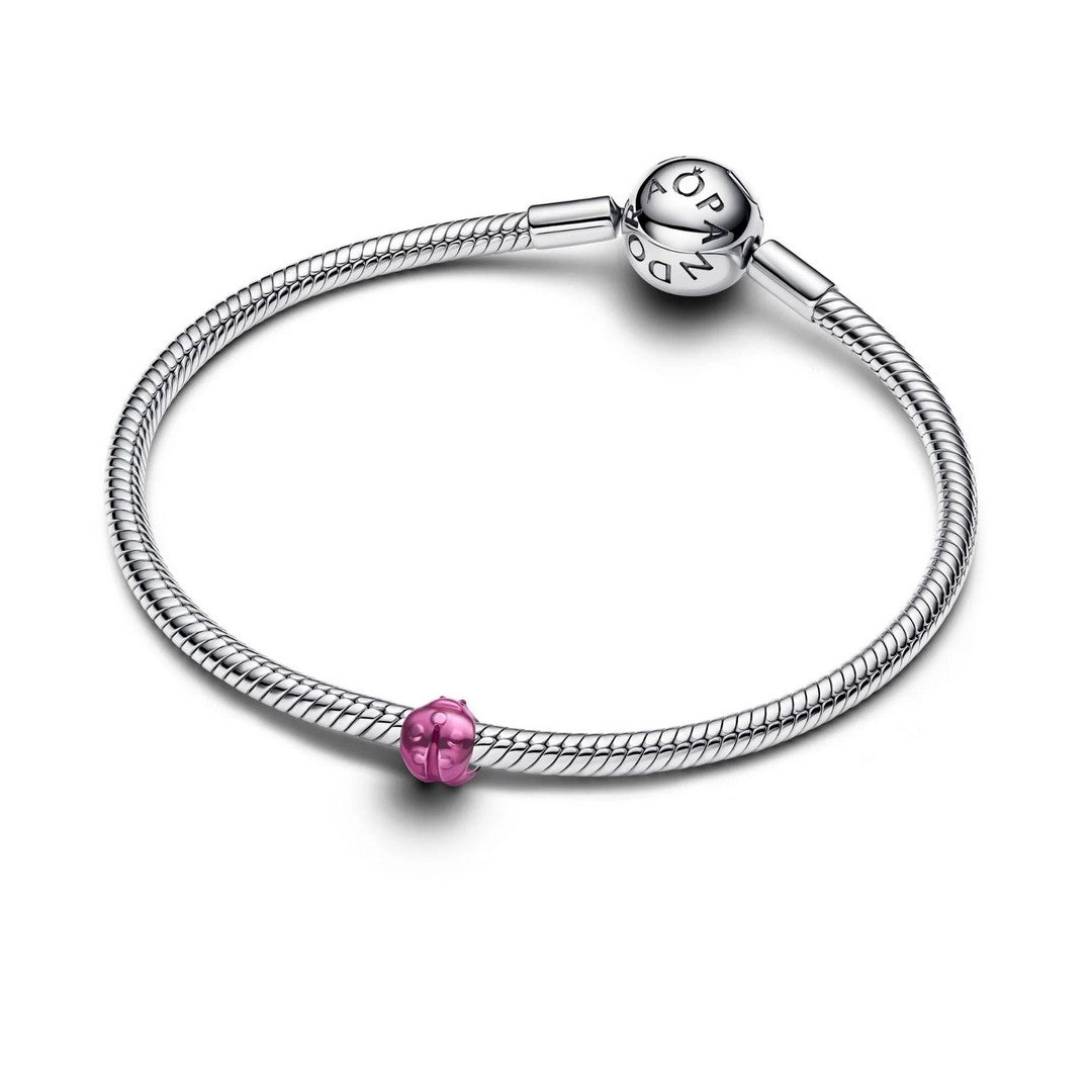 Pandora Charms Mini Charm Coccinella effetto metallico rosa - 794905C01