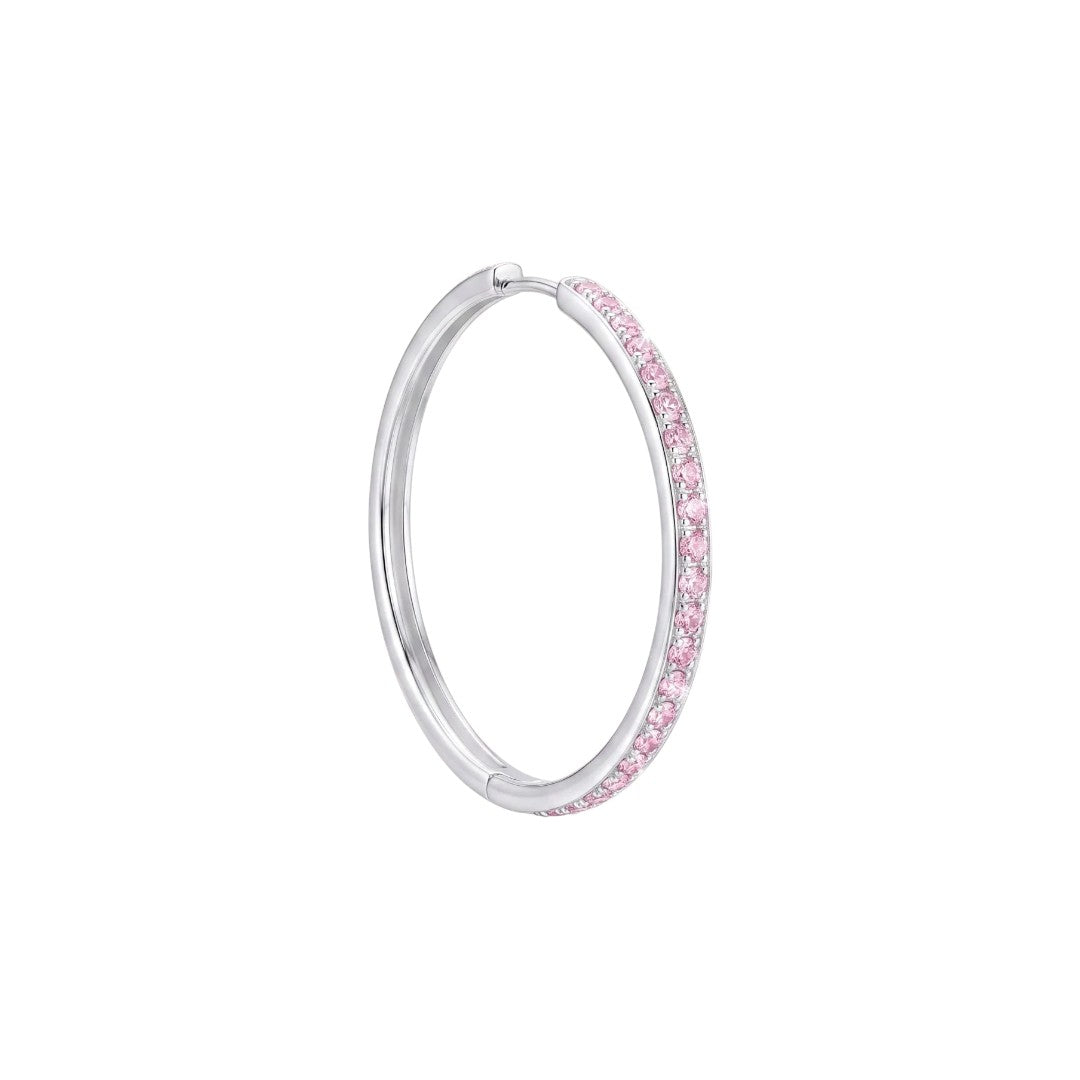 Amabile Hoop Pavé Rosa