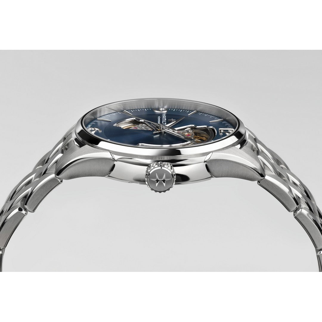 Hamilton Orologio Uomo Jazzmaster Open heart - H32705141 - Gioielleria De Patto