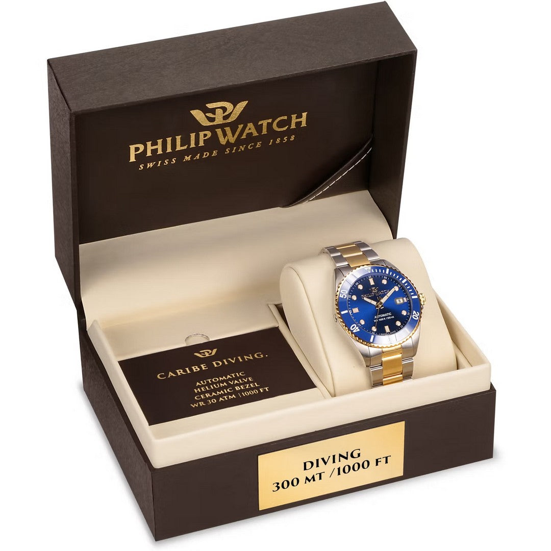 Orologio Uomo Philip Watch Caribe Diving - R8223216010 - Gioielleria De Patto