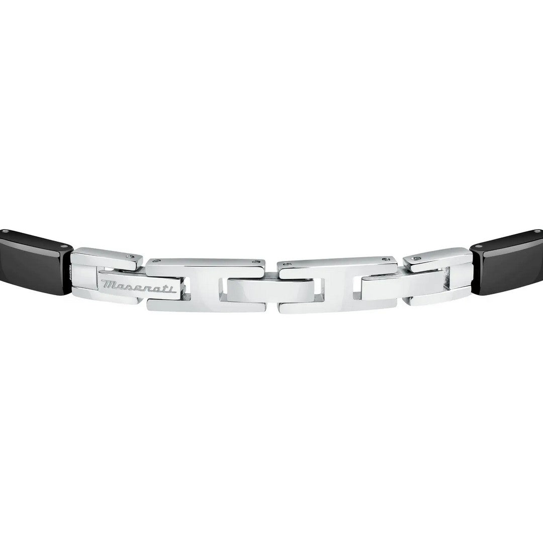 Bracciale Uomo Maserati Br.Ceramic+Yg Trident - JM223ATZ22 - Gioielleria De Patto