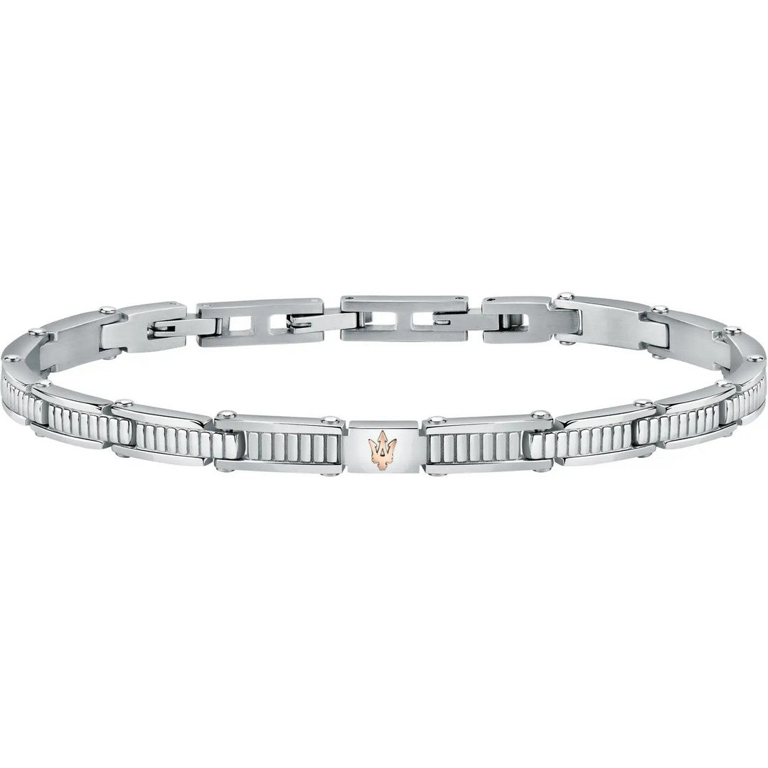 Bracciale Uomo Maserati Br. Ip Rg Trident Logo - JM421ATK18 - Gioielleria De Patto