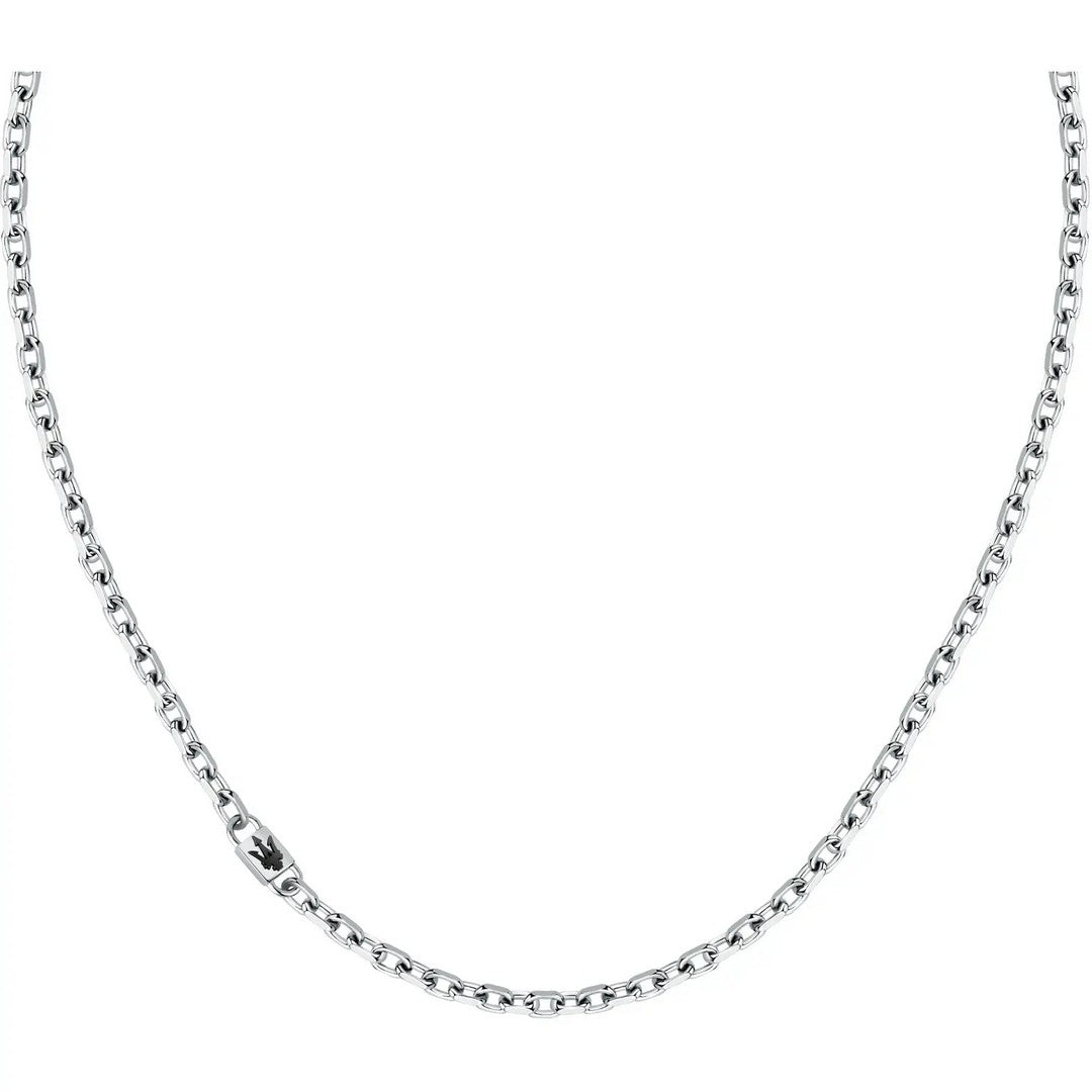 Collana Uomo Maserati Neck. Ip Black Trident - JM422AVD13 - Gioielleria De Patto