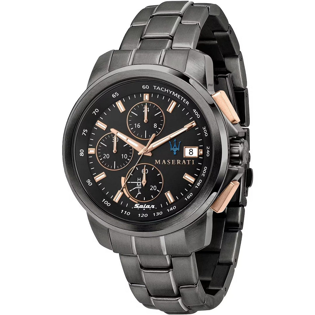 Orologio Cronografo Uomo Maserati Successo Solar 44mm, R8873645001 - Gioielleria De Patto