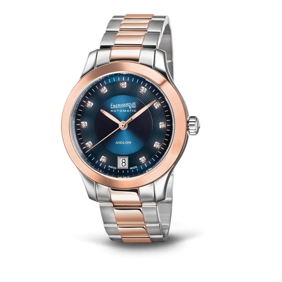 Orologio Donna Eberhard Aiglon Dame Acciaio e Oro rosa - 42035.S b046-qb - Gioielleria De Patto