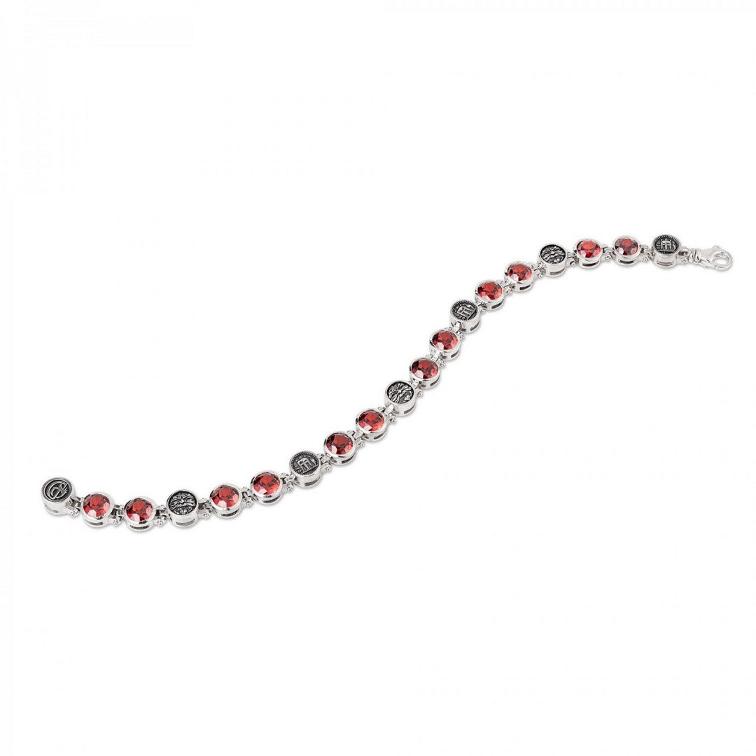 Bracciale Donna Gerardo Sacco con pietre Colorate e Simboli - 50257ro